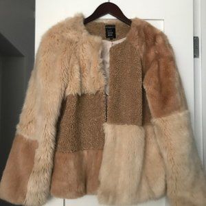 Tan Teddy Coat from ZARA